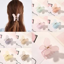Mini Butterfly Hair Clips for Women for Women Hair Accessories Sweet Crab Hair Claw Clips Korean Style Temperament Hairpin