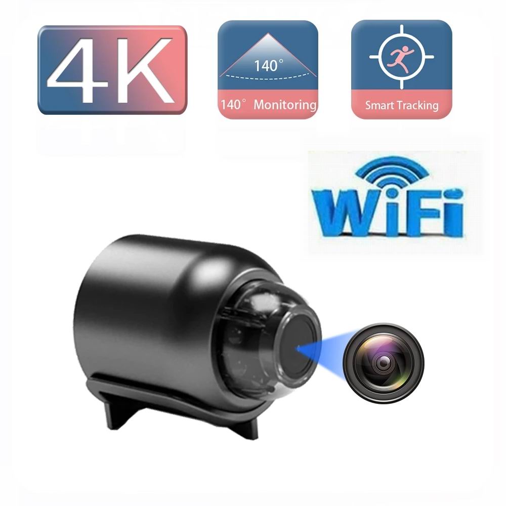 Mini Camera IP WiFi Wireless Video Recorder X5 1080P HD Night Vision Remote Monitoring 160° Wide Angle USB Micro Smart Home Small Camcorder No Battery Surveillance Cam
