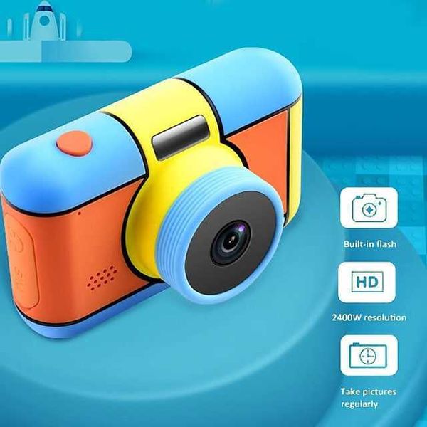 Mini caméra jouets 1080P HD écran mignon Photo appareil photo numérique pour enfants 2.4 pouces enregistreur vidéo caméscope pour enfants garçons filles anniversaire