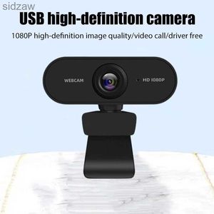 Mini Cameras 1080p haute définition USB Mini webcam adapté à la webcam d'ordinateur portable avec microphone adapté aux appels vidéo zoom youtube skype webcam wx
