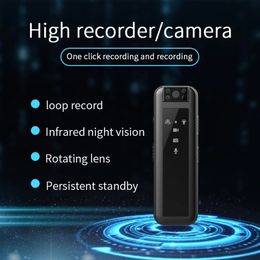 Minicamera's 1080p mini DV-camera high-definition infrarood nachtzicht kleine wetshandhavingsrecorder draagbare buitensporten 231025