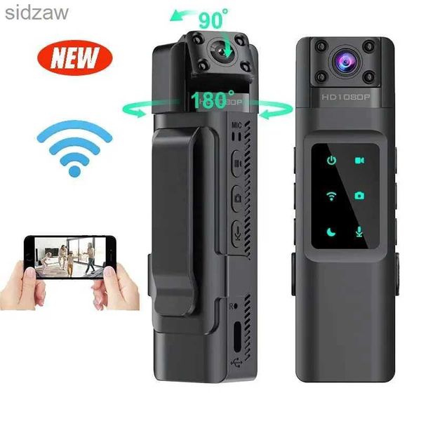 Mini Cameras 2024 Nouveau avec WiFi Hotspot Mini Camera 1080p Enregistreur vidéo numérique portable Vision nocturne de caméra humaine DVR Mini Camera WX