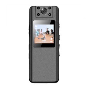 Mini caméras A22 Mini caméra numérique montée sur le corps 1080P écran professionnel Portable Vision nocturne magnétique petite caméra sport DV caméscope 230824