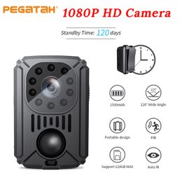 Mini caméras corps caméra vidéo PIR clip arrière photographie DV Smart HD 1080P enregistreur activé par le mouvement petite caméra nounou pour voiture 230825