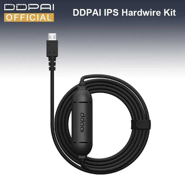 Mini cámaras DDPAI Mini 5/min 3/Z40/Z50 Kit de cableado 12/24V Micro USB Tipo-C Cargador de automóvil Hard Wired CAR CHVC DashCam Cable de carga WX