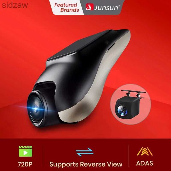 Mini caméras Junsun Car 720p dashcam Adas Mini Car DVR Camera Auto Enregistreur vidéo cachée cachée cachée pour Android Multimedia Players WX