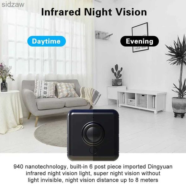 Mini Cameras Nouveau 1080p Mini Camera Full HD Recorder vidéo Mini Caméra 8m Ultra Night Vision Motion Motion DV DV Mini Action Camera WX