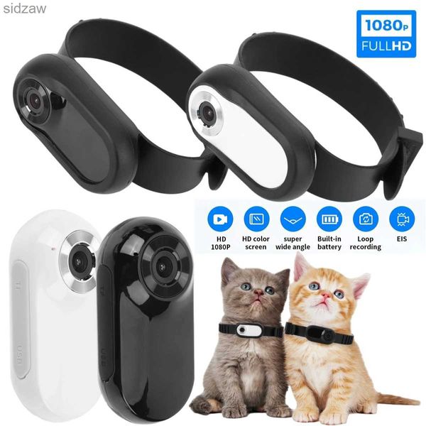 Mini caméras Pas de caméra de collier de chat et de chien de chien obligatoire avec enregistrement vidéo pour la mini caméra humaine sportive