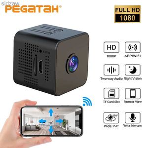 Mini caméras pegatah 1080p mini caméra wifi vision nocturne détection de mouvement ip caméra visuelle télécommande moniteur de contrôle sans fil portable Mini caméra wx