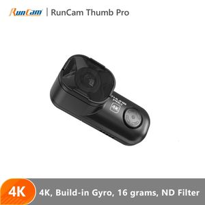 Mini Cameras RunCam Thumb Pro 4K V2 Version Bigger FOV HD Camera 16g Bulit in Gyro Wide Angle 230830