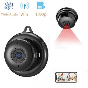 Mini cámaras V380 Pro Cámara Wifi HD Gran angular IP Visión nocturna Seguridad Micro Videocámara Hogar Smart CCTV Detección de movimiento Video DVR Cam 230830