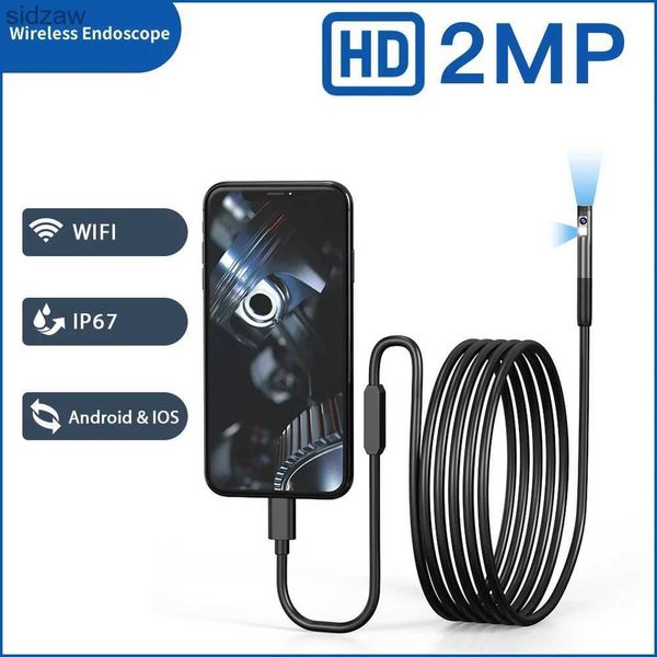 Mini caméras WiFi Endoscope Camera 2MP 1080P 3IN1 MINI USB / TYPE-C Android iOS iPS Iphone Wireless Detection Car Endoscope Camera WX