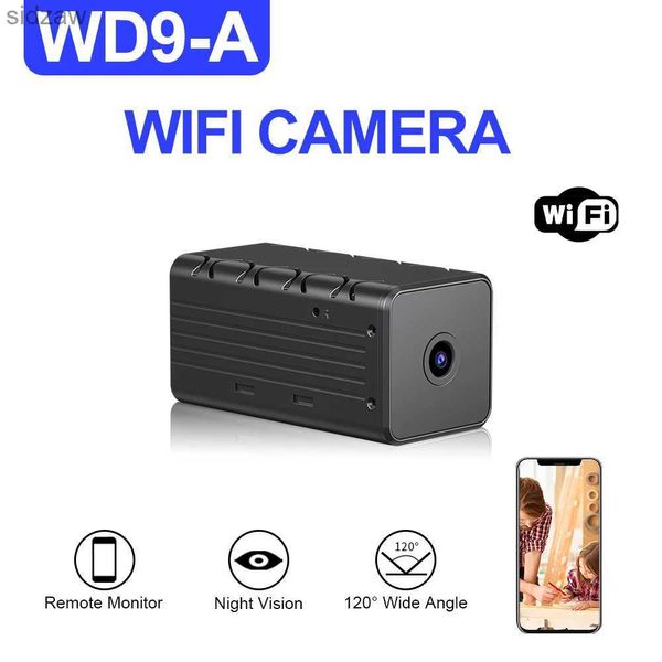 Mini caméras Caméra de surveillance à distance sans fil Wifi mini caméra mini mini enregistreur vidéo en salle IP 1080p WD9-A WX