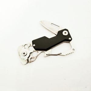 MINI cuchillo para acampar, multiherramienta, cuchillos plegables de bolsillo pequeño, cortador EDC portátil para exteriores