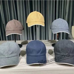 LP Hommes Casquettes Femmes Mode Casquette de baseball Coton Cachemire Chapeaux LORO Été Bleu Vert Rouge Snapback Broderie Casquette Plage Luxe Loro Chapeaux