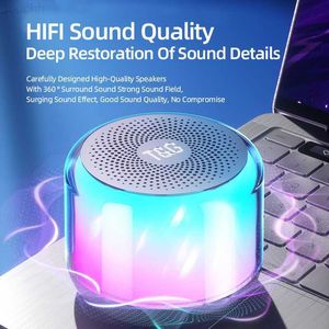 Mini voitures Audio Outdoor Portable Sports Bluetooth en haut-parleurs avec haut-parleur stéréo Sound Subwoofer Soupier R230621 L230822