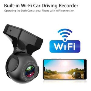 Mini voiture DVR caméra tableau de bord WIFI G-capteur Vision nocturne enregistreur vidéo caméras de recul capteurs de stationnement2425