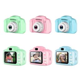 Mini dessin animé 2 pouces Enfants éducatifs Toys Video portable Digital SLR Camera For Kid 0417A 0430