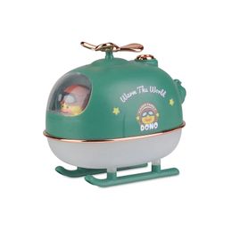 Mini Cartoon Helicopter Aroma Luchtbevochtiger USB Elektrische etherische olieverspreider met warm nachtlampje voor Car Office Home