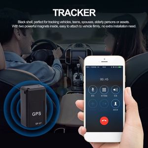 Mini Find Lost Device GF-07 GPS Car Tracker Seguimiento en tiempo real Antirrobo Localizador antipérdida Fuerte soporte magnético Posicionador de mensajes SIM