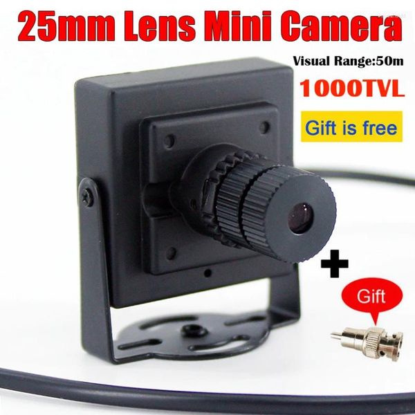 Mini caméra de vidéosurveillance, objectif 25mm, moniteur longue Distance, Angle de vue 10 degrés, 700TVL, vidéosurveillance de sécurité