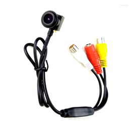 Mini cámara de vigilancia de seguridad CCTV, gran angular de 140 grados, cámaras Micro FPV, salida de Audio y vídeo 205AV