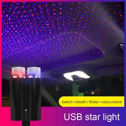 Mini -plafondprojectie Licht voor auto, draagbare nacht USB met Galaxy Indoor Atmospheric Projection LED -verlichting