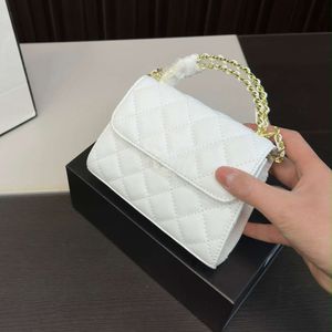 Mini Channemimism Fashion Diamond Lattice Chains Small Premium Sense Designer Lipstick Enveloppe Handsbag Sac Casual Crossbody Underarm