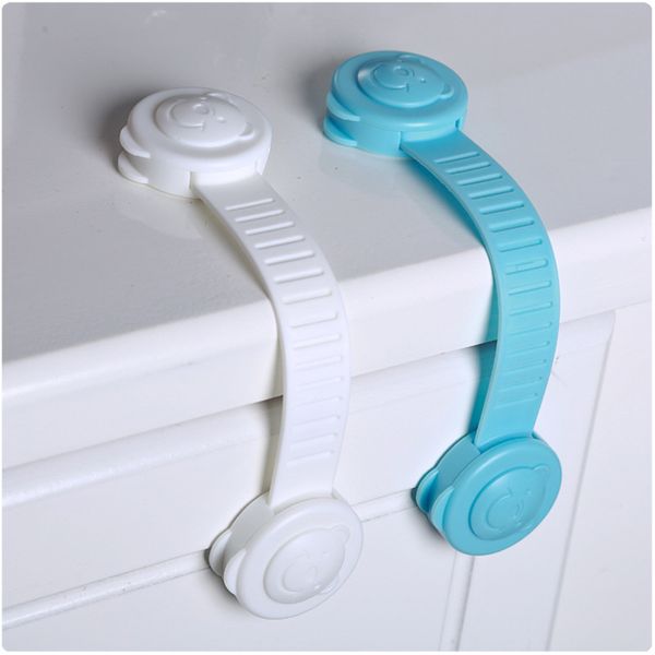 Multifonctionnel bébé anti-pincement main tiroir serrure sécurité enfant point noué protection bébé produits pour enfants porte d'armoire serrures à tête d'ours