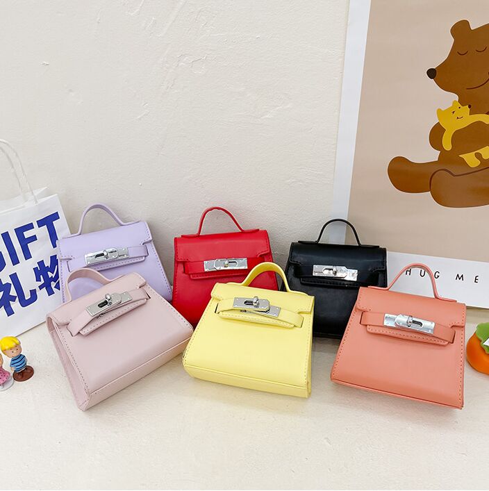 Mini children shoulder bags simple girls princess handbag small baby purse good selling