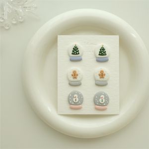 Mini Christmas Style Polymer Clay Cutter Snowman Antlers DIY Ins Oorring Snijden Die voor Earring Sieraden Hangers Maakgereedschap