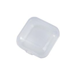 Mini Clear Plastic Kleine Doos Sieraden Oordopjes Pil Opbergdoos Case Container met Deksels Vis Haak Kleine Bakken Hoge Transparante Plastic