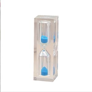 Mini coloré sable horloge sablier minuterie 3 Minutes pour enfants Bruth dents santé cadeau décoration de la maison