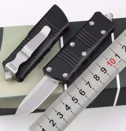 Mini Combat Dragon Dual Action Tanto D2 Stonewashed Automatic Auto Mes Pocket Survival Hunting Camping Kerstmis Gift Knives voor MAN5183249
