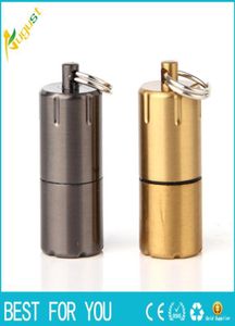 Mini compact kerosine lichtere capsule benzine lichter opgeblazen sleutelhanger benzine benzine lichtere slijpwiel aanstekers buitengereedschap9414220