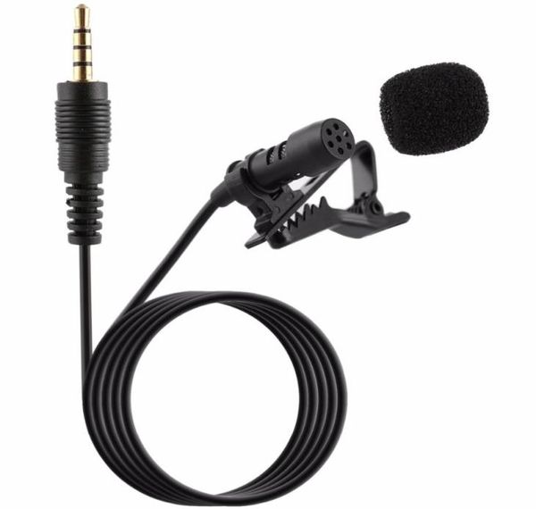 Mini Microphone à revers à condensateur 35mm, pince Lavalier à cravate sur Double Microphone pour conférences, enseignement, interview 5633829