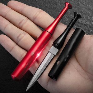 Mini Creative Baseball Mes Outdoor Draagbare Multifunctionele Praktische zelfverdediging Knives Pocket EDC Tool HW296