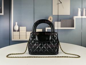Mini sac à chaîne de luxe design Mini 22 cm femmes sac à main en cuir véritable sac à main noir sac à bandoulière bandoulière