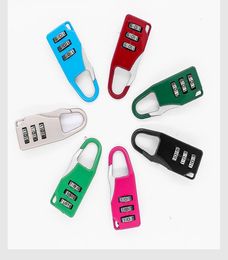 Mini Dial Digit Lock Number Code Wachtwoordcombinatie Hangslot Beveiliging Travel Safe Lockpadlock Bagage Locks of Gym LLS27WLL2820031