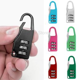 Mini Dial Digit Lock Misceláneas Número Combinación Código Contraseña Candado Seguridad Viaje Equipaje Candados Candados Gimnasio Gabinete Cerraduras TH0485