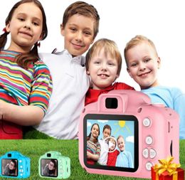 Mini appareil photo numérique jouets pour enfants, écran HD de 2 pouces, accessoires de photographie rechargeables, cadeau d'anniversaire pour bébé mignon, jeu en plein air 2408326