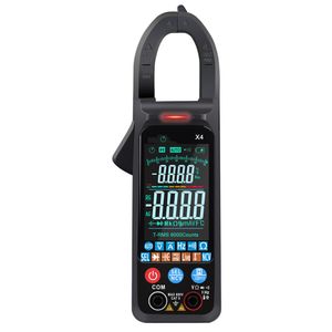 Mini digitale klemmeter kleur groot scherm multimeter 6000 tellingen NCV AC -spanningstroomcapaciteitsdetectie