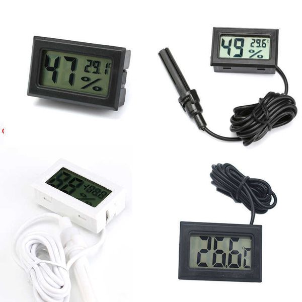 MINI DIGITAL HUMIDIGNE METER THERMERMOMERMER HYGROMERMER CAPTOR GAUGE LCD TEMPERTATEUR RÉFRIGÉRATEUR Aquarium Surveillance Affichage intérieur