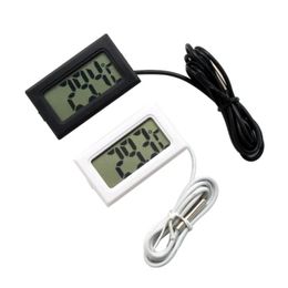 Mini LCD Digital LCD Conveniente Conveniente Sensor de temperatura Medidor de humedad Termómetro Calibrador para acuario de refrigerador