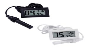 Mini Digital LCD Thermomètre Hygromètre Température Humidité METTER THERPE THERPE Blanc et noir en stock SN24766263204