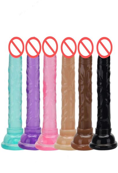 Mini Dildo Jelly Suction Tup Dildos Pinis artificiel mâle bite pour femmes Sex Adults Toy FEU1235163254