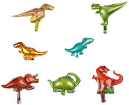 Mini ballon en aluminium dinosaure, ballons animaux pour garçons, décorations de fête d'anniversaire Dino pour enfants, ballon jurassique 9988631