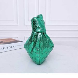 Mini Donna-in Monedero de diseñador 2024 Bolsas de billetera Moda Femenina Metálica de lujo Bolso verde Embrague para diseñadores de lujo Bolso de mujer