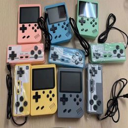 Mini doubles portables portables Portables Console Retro Video peut stocker 400 500 800 jeux 8 bits LCD coloré