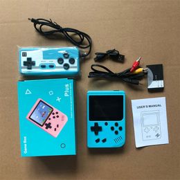 Mini Doubles Handheld Portable Game Players Retro Video Console Peut Stocker 500 800 Jeux 8 Bit Coloré Poignée Nostalgique Contrôleur GAME PAD